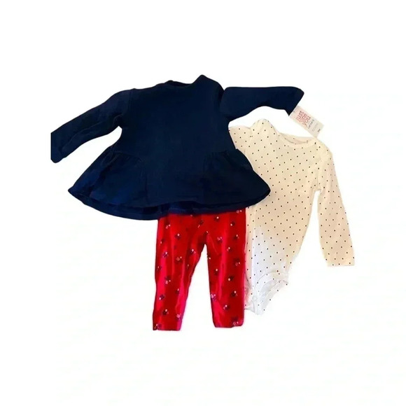Carters Baby Girl's 3-Piece Set - Size: 9m - Picture 2 of 6